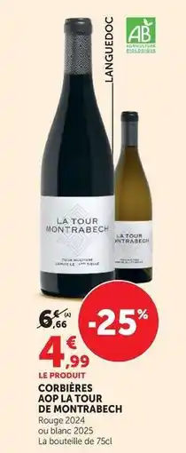 Hyper U Coubières aop la tour de montagne offre