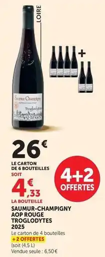Super U Saumur-champigny aop rouge offre