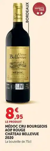 Hyper U Médoc cru bourgeois aop rouge 2020 offre