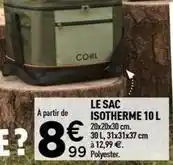 Centrakor Le sac isotherme 10 l offre