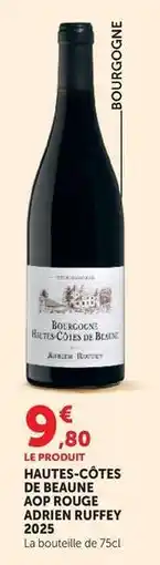 Super U Hautes-côtes de beaune aop rouge offre