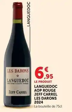 Hyper U Languedoc aop rouge offre