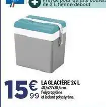Centrakor La glacière 24 l offre
