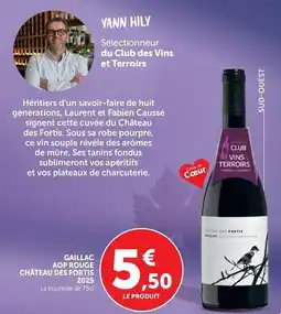 Hyper U Aop rouge château des ponts offre