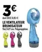 Centrakor Le ventilateur brumisateur offre