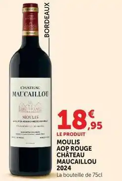Super U Moulis aop rouge offre