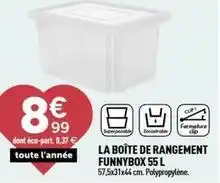 Centrakor La boîte de rangement funnybox offre