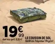 Centrakor Le coussin de sol offre