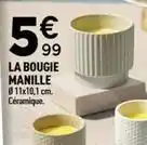 Centrakor La bougie manille offre