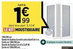 Centrakor Le kit moustiqueire offre