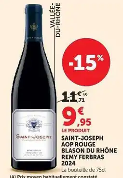 Super U Saint-joseph aop rouge offre