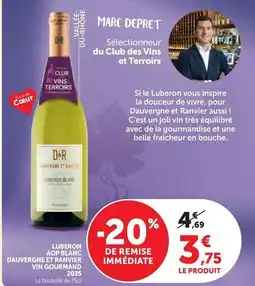 Super U Selectionneur du club des vins et terroirs offre