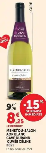Super U Menetou-salon aop blusan cuvée offre