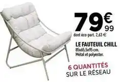 Centrakor Le fauteuil chill offre