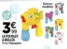 Centrakor Le pistolet a bulles offre