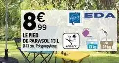 Centrakor Eda - le pied de parasol offre