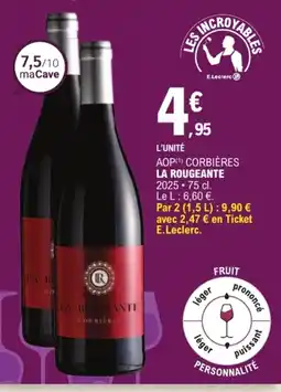 E.Leclerc LA ROUGEANTE CORBIÈRES offre