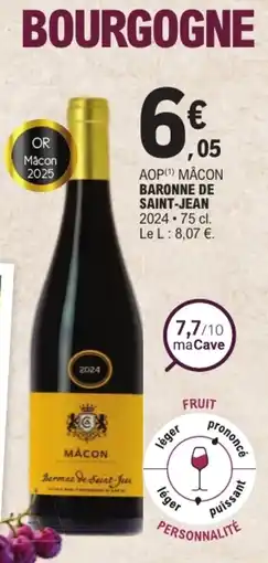 E.Leclerc Baronne De Saint-Jean Mâcon offre