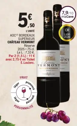 E.Leclerc Château Vermont offre