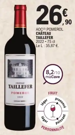 E.Leclerc CHÂTEAU TAILLEFER offre