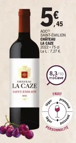 E.Leclerc CHÂTEAU LA CAZE offre
