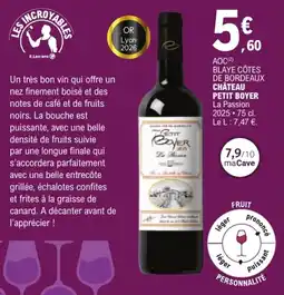 E.Leclerc Château Petit Boyer La Passion offre