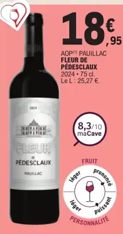 E.Leclerc FLEUR DE PÉDESCLAUX offre