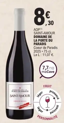 E.Leclerc Domaine de la Porte du Paradis Saint-Amour offre