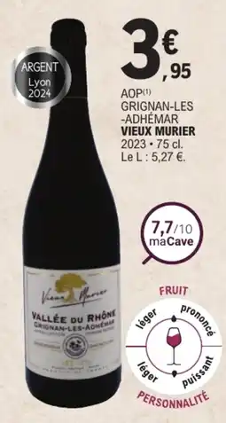 E.Leclerc Vieux Murier Vallée du Rhône offre