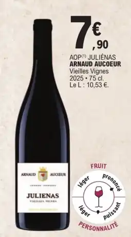 E.Leclerc ARNAUD AUCOEUR JULIENAS offre