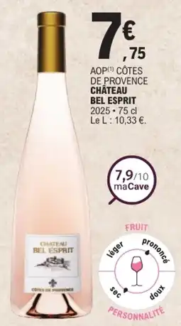 E.Leclerc CHATEAU BEL ESPRIT offre
