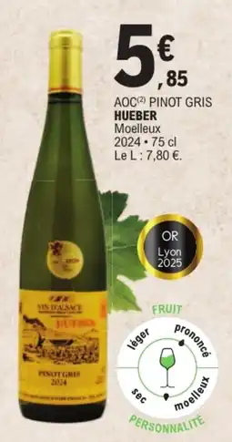 E.Leclerc HUEBER PINOT GRIS offre