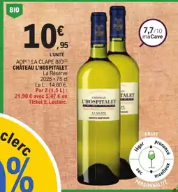 E.Leclerc CHÂTEAU L'HOSPITALET offre