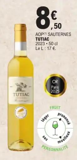 E.Leclerc TUTIAC Sauternes offre