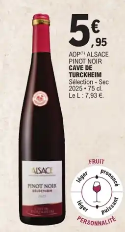 E.Leclerc Cave de Turckheim Pinot Noir Sélection offre