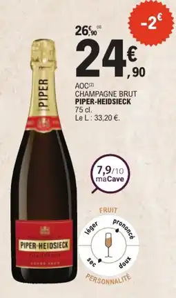 E.Leclerc Piper-Heidsieck Champagne Brut offre