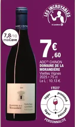 E.Leclerc Domaine de la Morandière CHINON offre