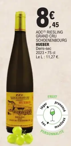E.Leclerc HUEBER RIESLING offre