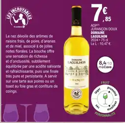 E.Leclerc Domaine Laguilhon Jurançon Doux offre