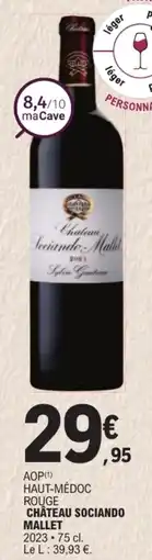 E.Leclerc Château Sociando Mallet offre