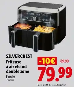 Lidl SILVERCREST Friteuse à air chaud double zone offre