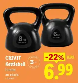 Lidl CRIVIT Kettlebell offre