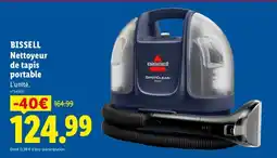Lidl BISSELL Nettoyeur de tapis portable offre