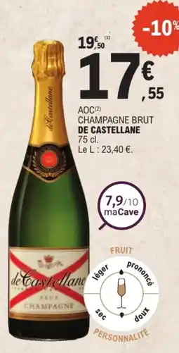 E.Leclerc deCastellane Champagne Brut offre