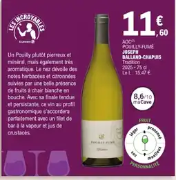 E.Leclerc JOSEPH BALLAND-CHAPUIS POUILLY-FUMÉ offre