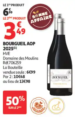Auchan Domaine des Moulins Bourgueil AOP offre
