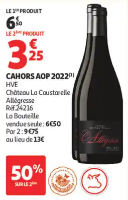 Auchan Château La Costarelle Allégresse offre