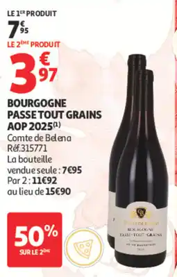 Auchan Comte de belena bourgogne passe-tout-grains offre