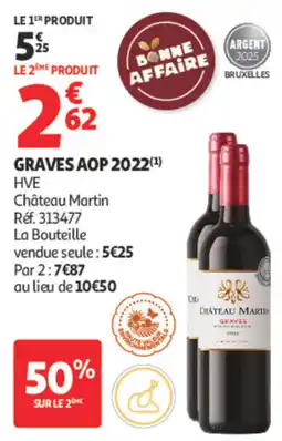 Auchan Château Martin Graves AOP 2022 offre