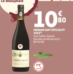Auchan Domaine des Roches du Py Morgon AOP Côte du Py offre